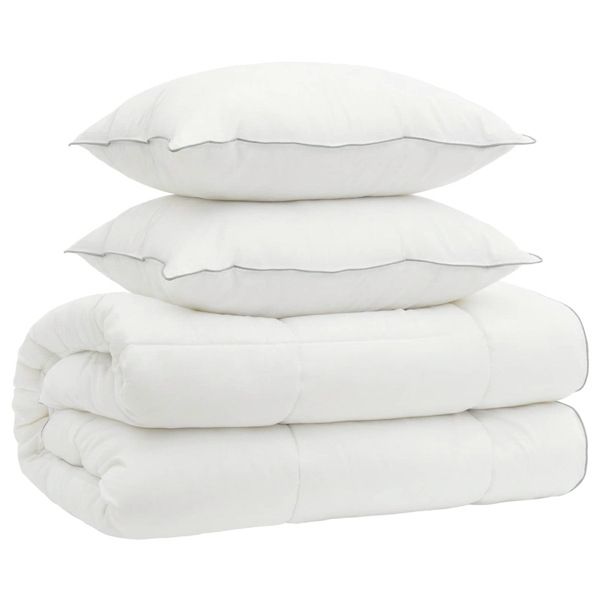 Vidaxl dekbed en kussen set 3 st 200x220 cm 4 seizoenen 200+300 gsm