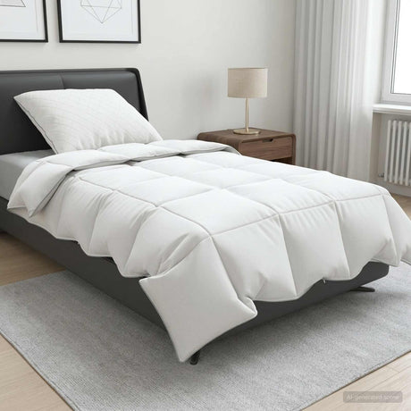 Vidaxl 90% ganzen dons dekbedset fulda 2 st 155 x 200 cm zomer 100 gsm