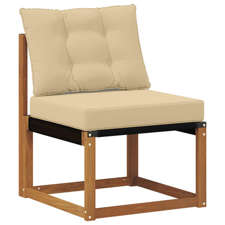 Vidaxl buiten midden sofa massief acaciahout naturel