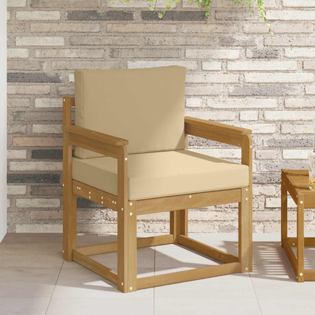 Vidaxl tuinbank polyester wit en beige
