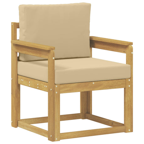 Vidaxl tuinbank polyester wit en beige