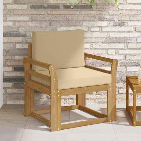 Vidaxl tuinbank polyester wit en beige