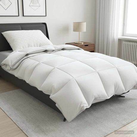 Vidaxl dekbed fulda 135 x 220 cm 4 seizoenen 310 gsm 90% gansendons
