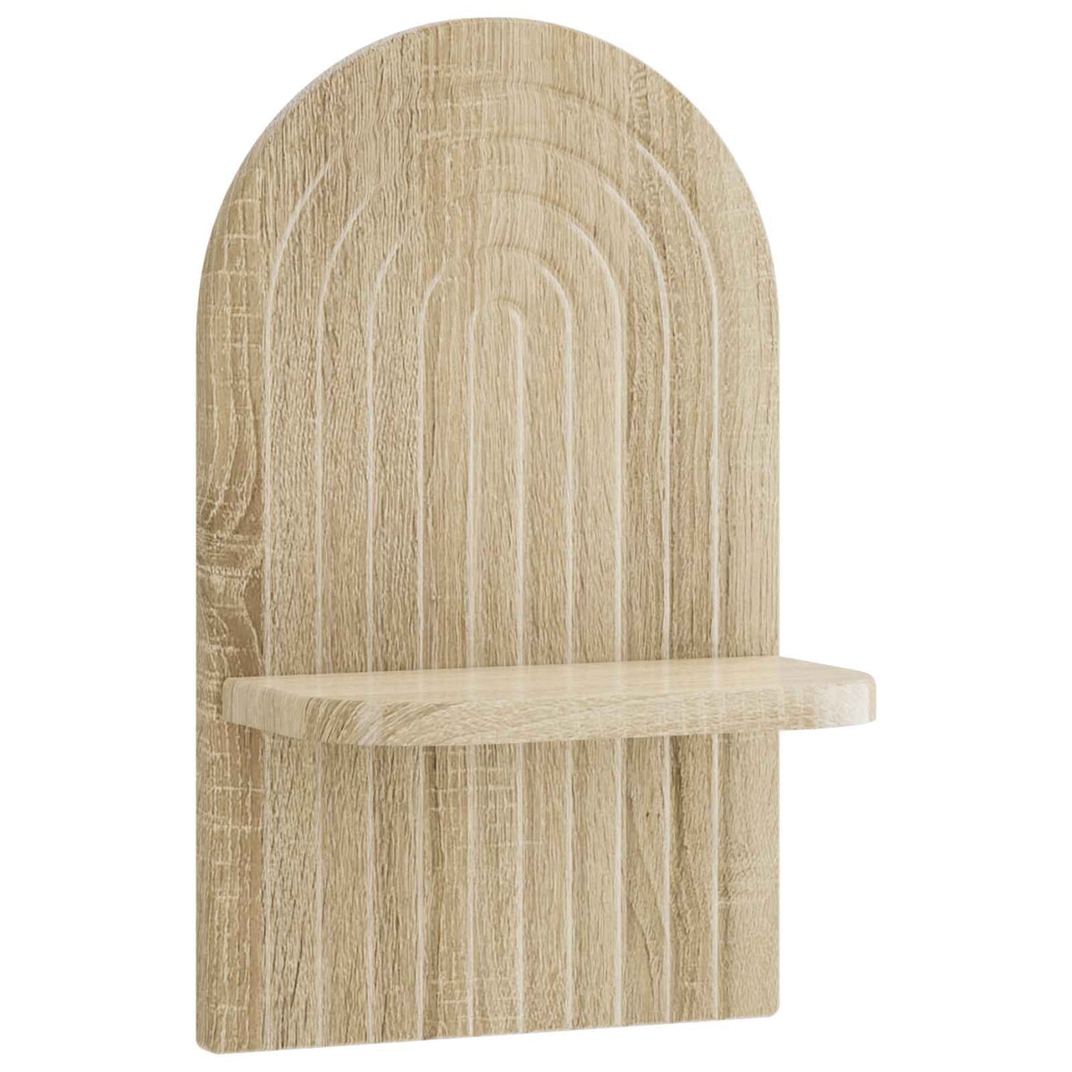 Vidaxl wandplank 2 st sonoma eiken 23 x 13,5 x 37,5 cm bewerkt hout