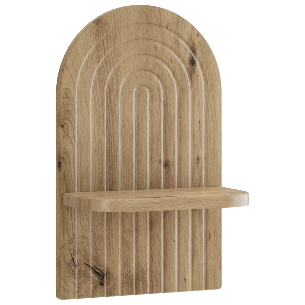 Vidaxl wandplank 2 st artisanaal eiken 23 x 13.5 x 37.5 cm