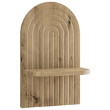 Vidaxl wandplank 2 st artisanaal eiken 23 x 13.5 x 37.5 cm