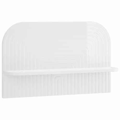 Vidaxl wandplank 2 st hoogglans wit 60 x 13,5 x 37,5 cm bewerkt hout