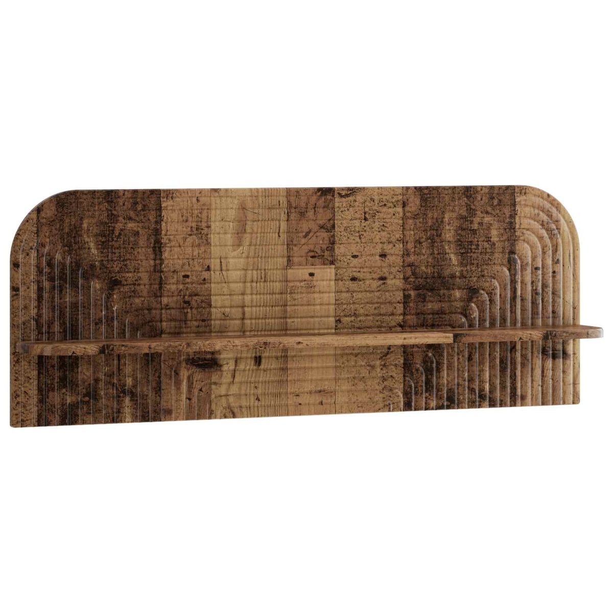 Vidaxl wandplank 2 st oud hout 102 x 13,5 x 37,5 cm bewerkt hout