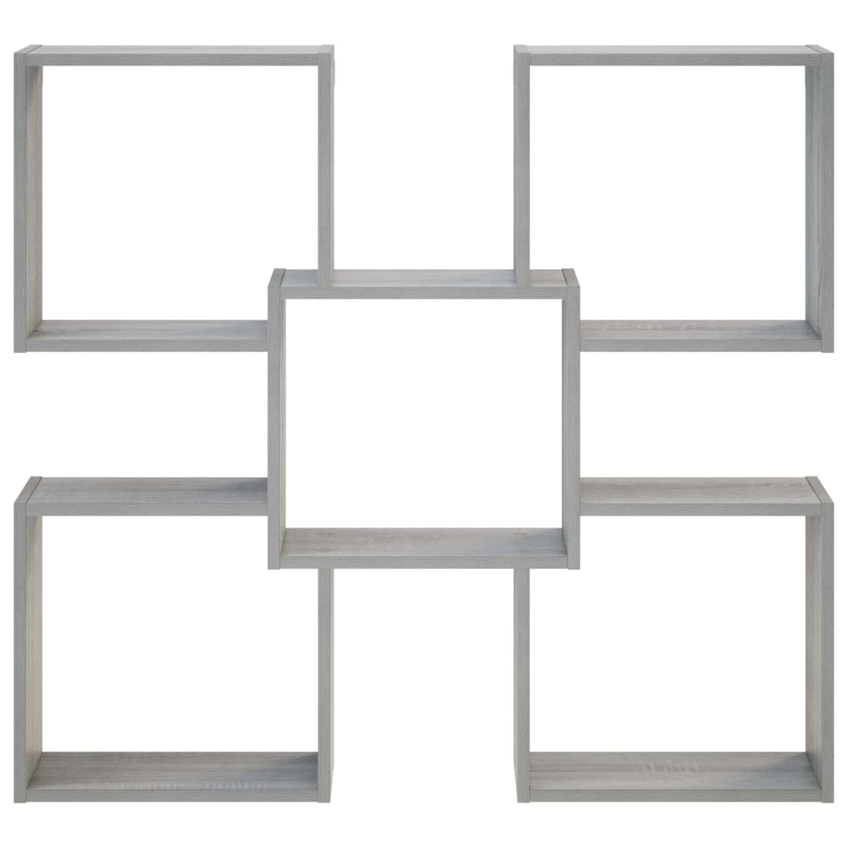 Vidaxl wandplank grijs sonoma 99,5 x 17 x 91 cm bewerkt hout