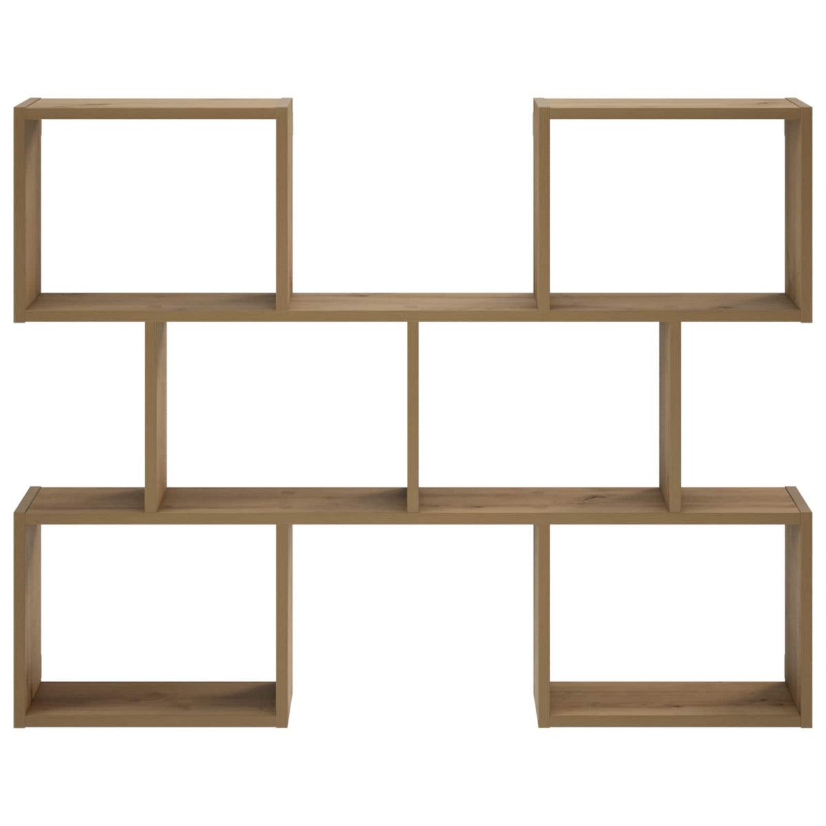 Vidaxl wandplank artisanaal eiken 103 x 17 x 80 cm bewerkt hout