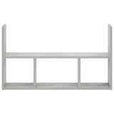 Vidaxl wandplank betongrijs 78,5 x 17 x 45 cm bewerkt hout