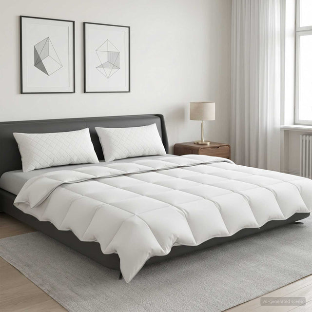 Vidaxl 90% ganzen dons dekbedset fulda 3 st 200 x 220 cm zomer 100 gsm