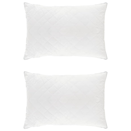 Vidaxl 90% ganzen dons dekbedset fulda 3 st 200 x 220 cm 210 gsm wit