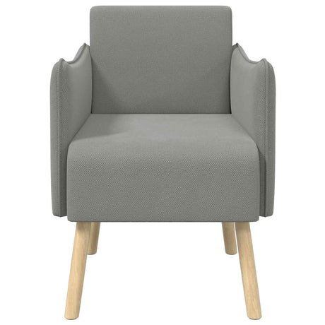 Vidaxl accentstoel donkergrijs korrelige velvet