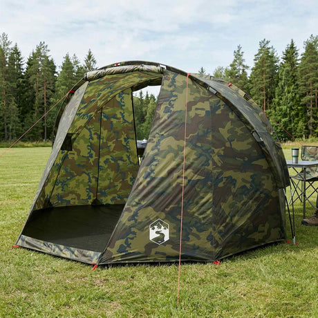 Vidaxl vis tent snelle vrijgave -persoons 5-persoons lichte camouflage