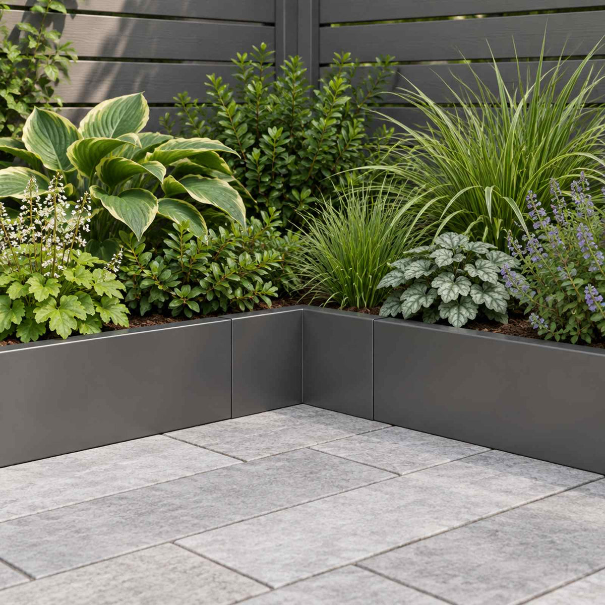 Vidaxl keerwand 50 x 50 x 30 cm staal zwart