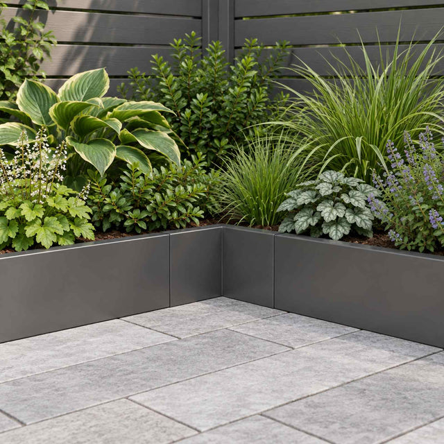 Vidaxl keerwand 50 x 50 x 30 cm staal zwart
