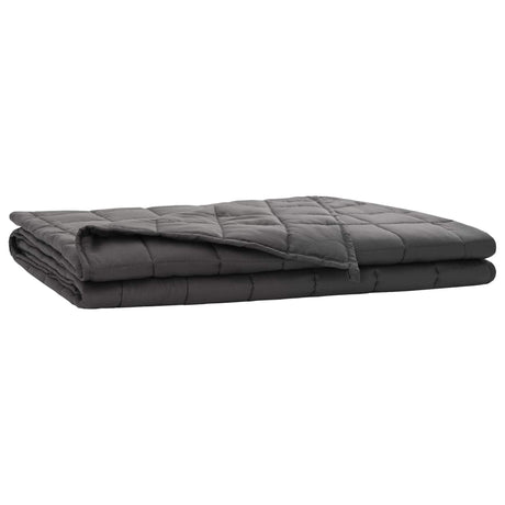 Vidaxl verzwaringsdeken antraciet 220 x 240 cm 11 kg 100% katoen 205t