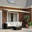 Vidaxl vervangingsdoek voor zonnescherm crèmekleurig 600 × 350 cm