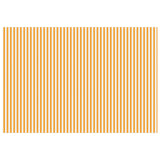 Vidaxl vervangingsdoek voor zonnescherm geel en wit 350 x 250 cm