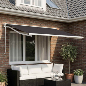 Vidaxl vervangingsdoek voor zonnescherm antracietkleurig 250 x 200 cm