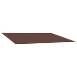 Vidaxl vervangingsdoek voor zonnescherm bruin 500 × 300 cm polyester