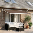 Vidaxl vervangingsdoek voor zonnescherm beige 350 x 200 cm polyester