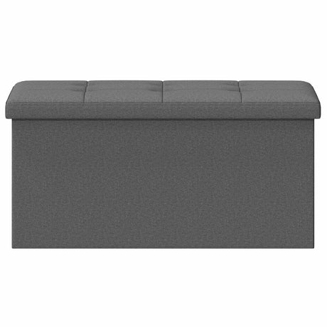 Vidaxl vouwbare opbergbank lichtgrijs 180 kg 80 l 77 x 38 x 38 cm