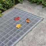Vidaxl lichtschachtdeksel met clips 5 st 70 x 130 cm glasvezel grijs