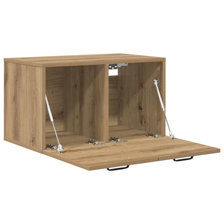 Vidaxl wandkast 60 x 36,5 x 35 cm bewerkt hout artisanaal eiken