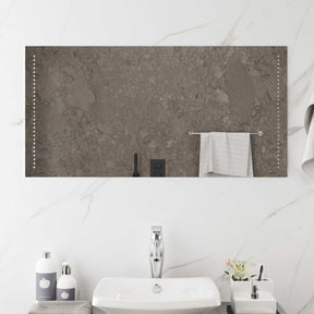 Vidaxl led badkamer spiegel doorzichtig 100 x 50 cm gehard glas