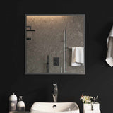Vidaxl led badkamer spiegel transparant 60 x 60 cm gehard glas