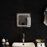 Vidaxl led badkamer spiegel transparant 30 x 30 cm gehard glas