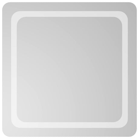 Vidaxl led badkamer spiegel transparant 60 x 60 cm gehard glas
