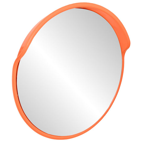 Vidaxl buiten convexe verkeersspiegel oranje ø75 cm polycarbonaat