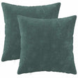 Vidaxl kussen met kussen heerlen 2 st zee blauw microfiber fleece