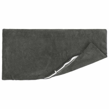 Vidaxl kussen met kussen heerlen 2 st antraciet microfiber fleece