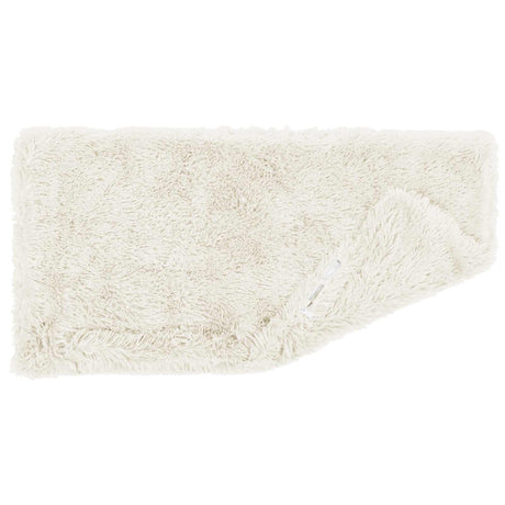 Vidaxl kussen met kussen heerlen 2 st wit pv fleece