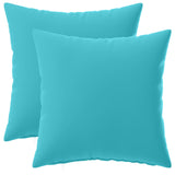 Vidaxl kussen met kussen heerlen 2 st turquoise polyester