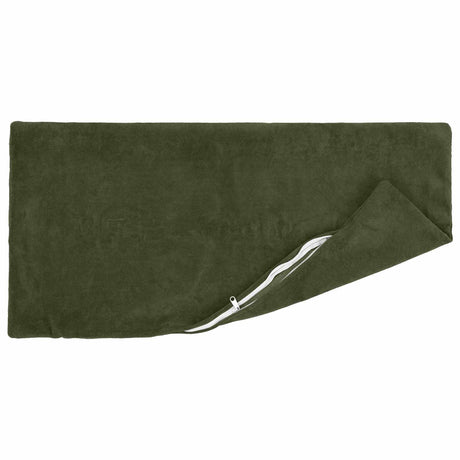 Vidaxl kussen met kussen heerlen 2 st groen microfiber fleece