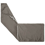 Vidaxl kussen met kussen heerlen lichtgrijs 40 x 145 cm fluweel