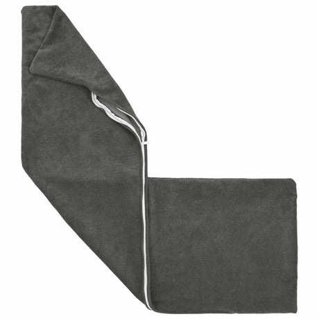 Vidaxl kussen heerlen antraciet 40 x 145 cm microfiber fleece