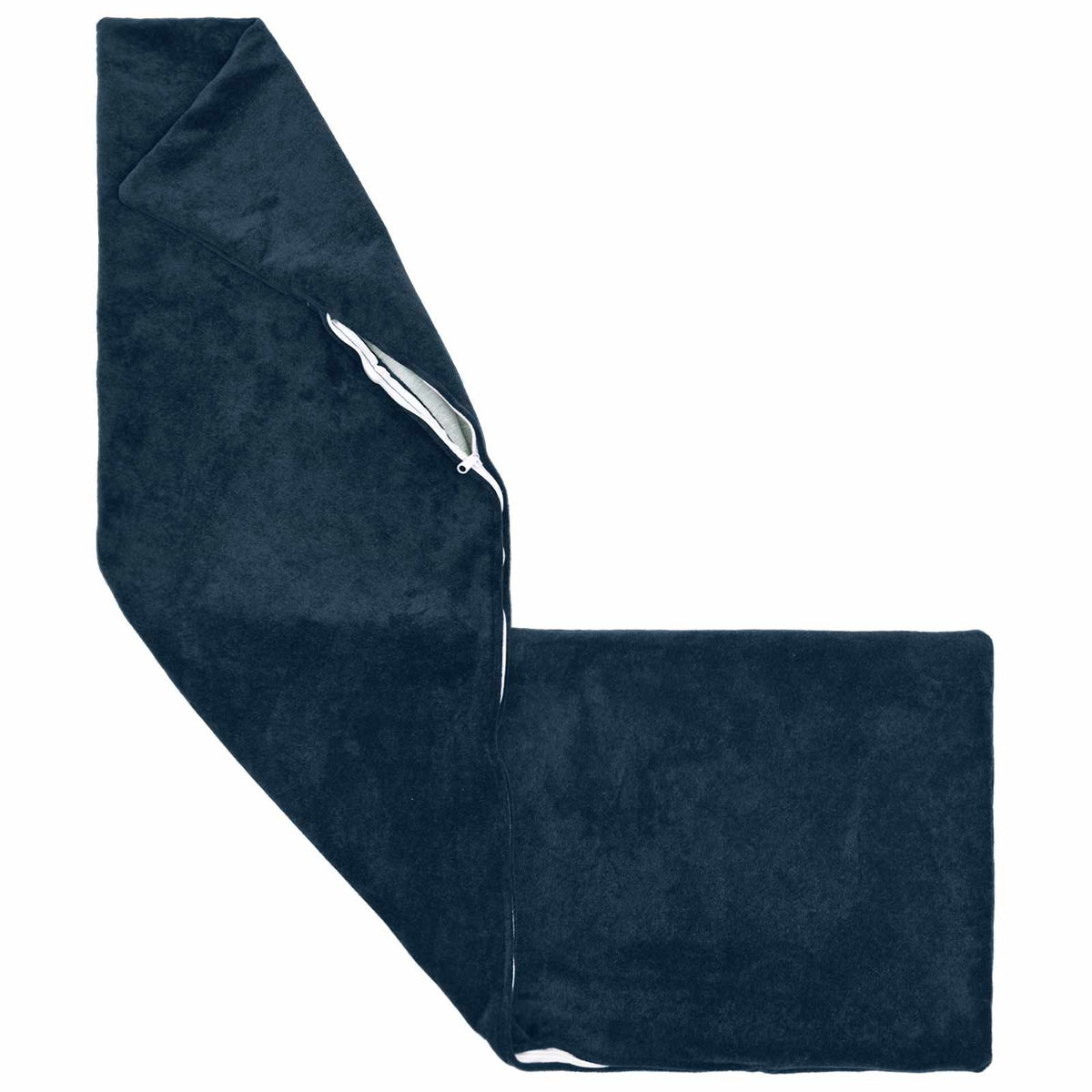 Vidaxl kussen met kussen heerlen 2 st blauw microfiber fleece