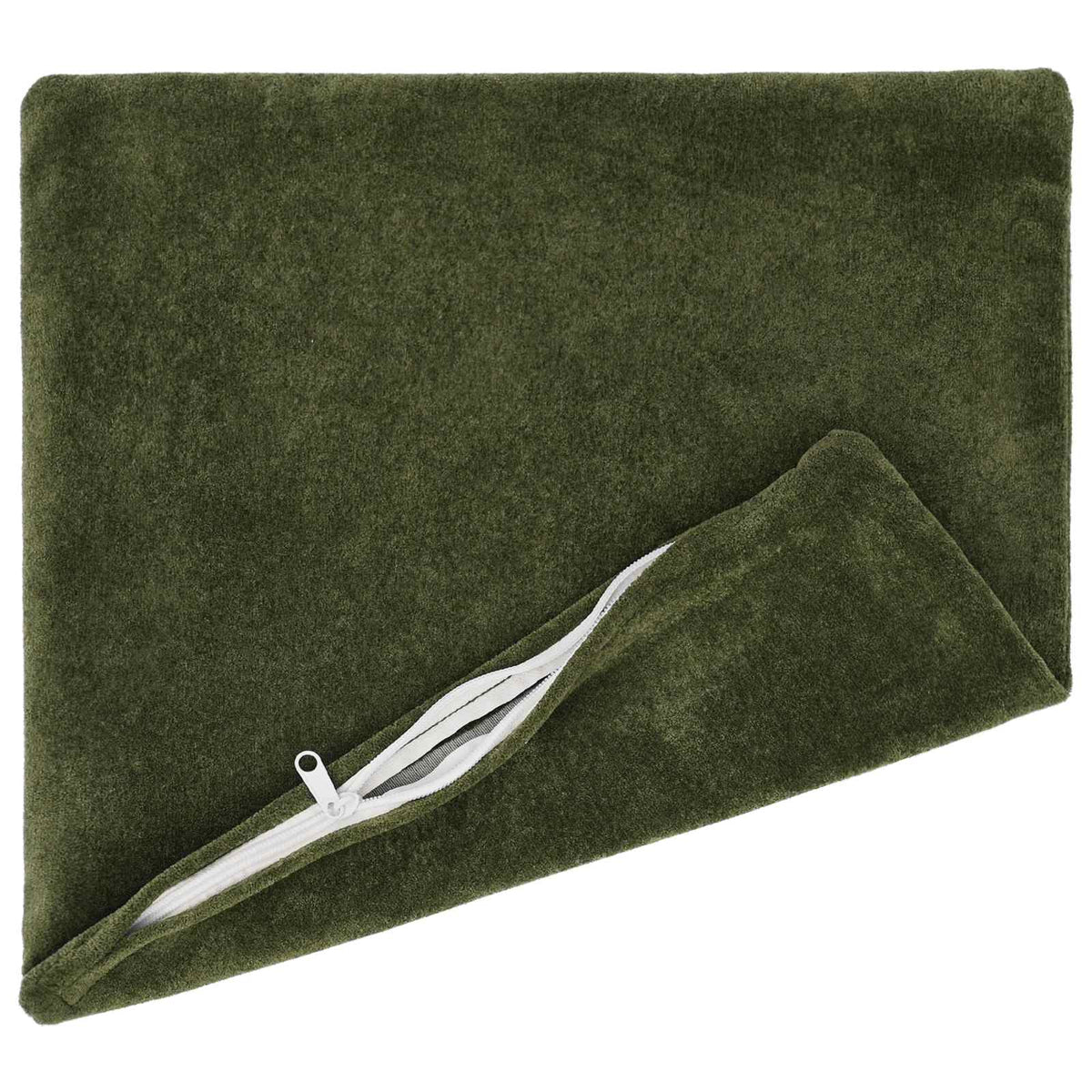 Vidaxl kussen met kussen heerlen 2 st groen microfiber fleece