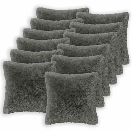 Vidaxl kussen met kussen heerlen 12 st lichtgroen pv fleece