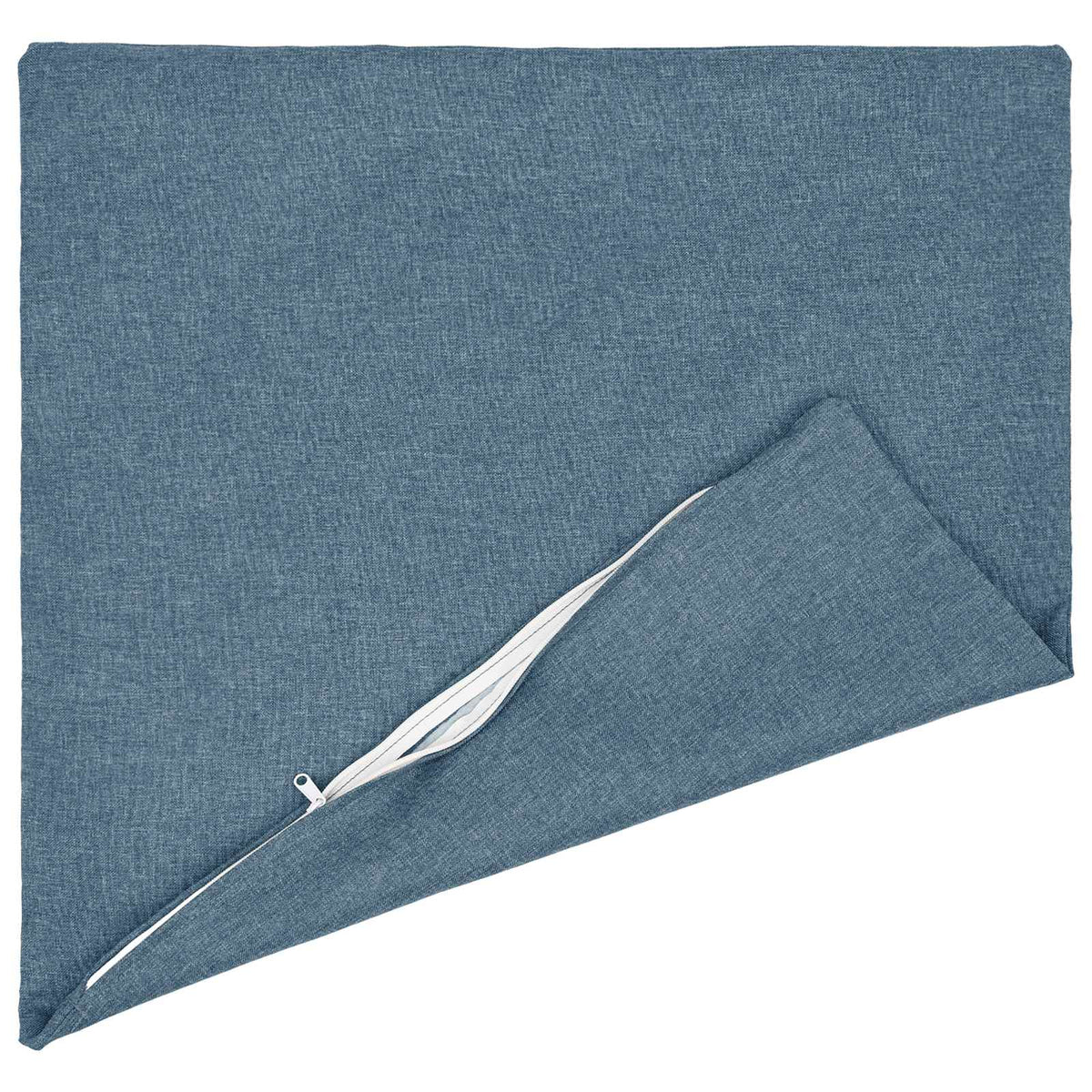 Vidaxl kussen met kussen heerlen 2 st jeans blauw stof