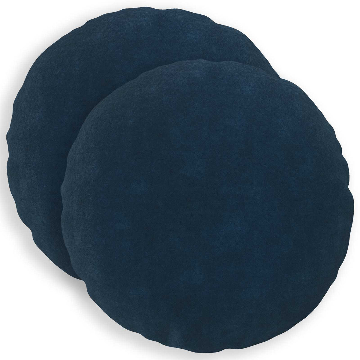 Vidaxl kussen met kussen heerlen 2 st blauw microfiber fleece