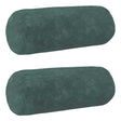 Vidaxl kussen met kussen heerlen 2 st zee blauw microfiber fleece