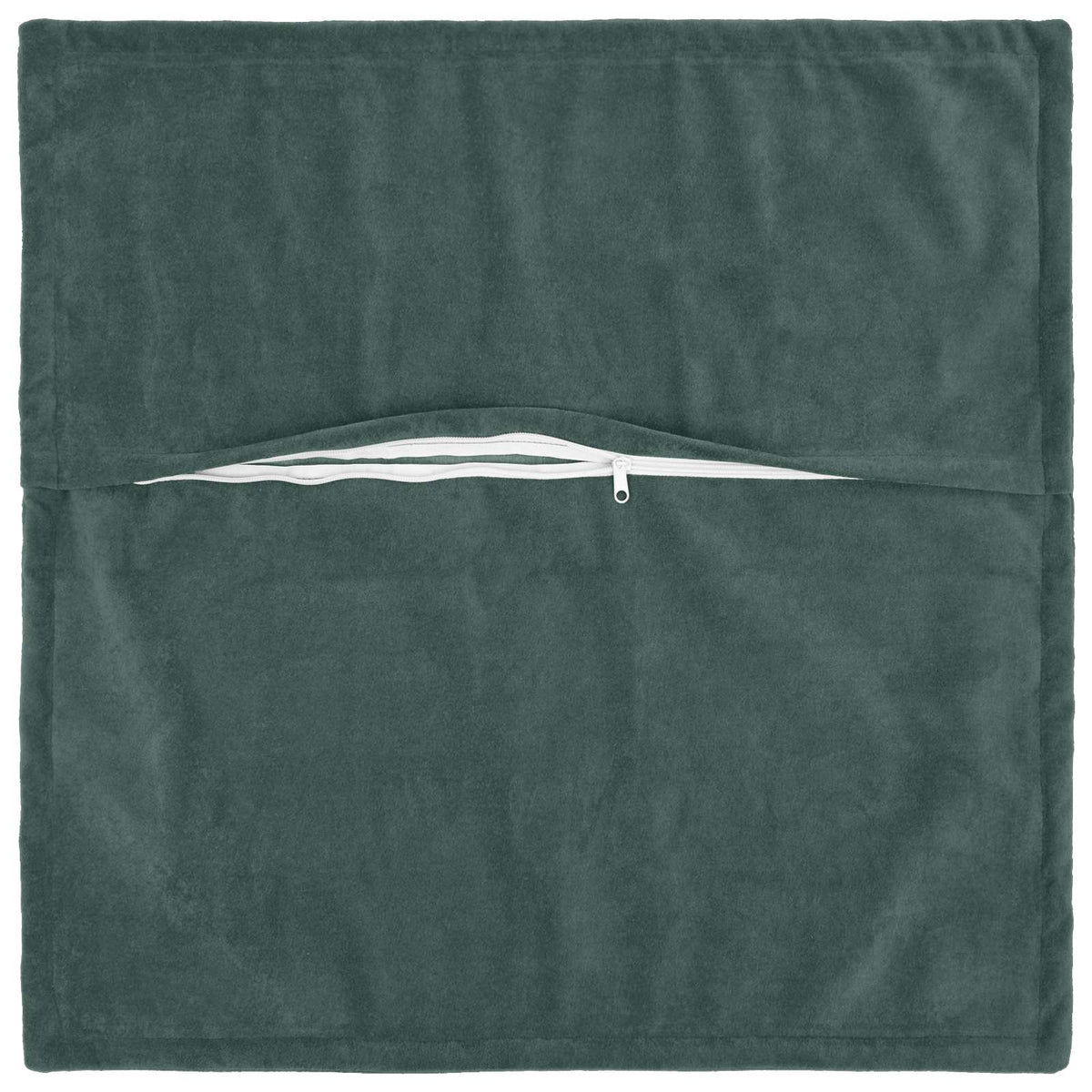 Vidaxl kussen met kussen houten 6 st zee blauw microfiber fleece