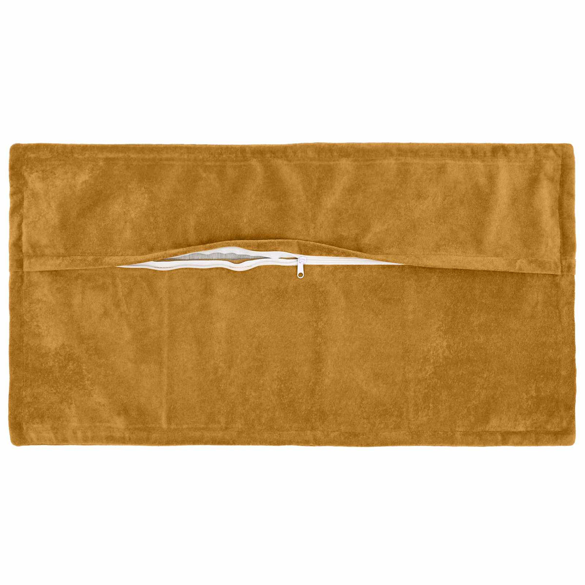Vidaxl kussen met kussen houten 12 st geel microfiber fleece